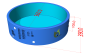 Preview: Aufblasbarer POOL / Swimmingpool Innendurchmesser 360 cm Aussendurchmesser 390 Höhe 100 cm