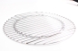 Preview: Edelstahl Grillrost 44,5 cm mit Loch  inklusive Handgriffe  für 45 46 47 cm Kugelgrill