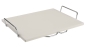 Mobile Preview: Pizzastein aus Cordierit  38 x 30 x 1,5 cm für Backofen & Grll mit Metallrahmen !