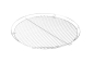 Preview: Edelstahl Dreibein Schwenker Grillgestell & Tasche mit 60 cm Grillrost verchromt