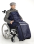 Preview: Hero Rollstuhlsack Fußsack Schlupfsack Rollstuhl Sack warmes Innenfutter Webpelz BL (amz)