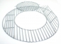 Preview: Edelstahl Grillrost 54,5 cm  alles in 5mm ! mit Loch&Klappen für 55,56,57 Kugelgrill