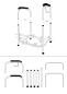 Mobile Preview: B Ware WC 75 Aufstehhilfe  höhenverstellbar aus Edelstahl Toiletten Stützgestell