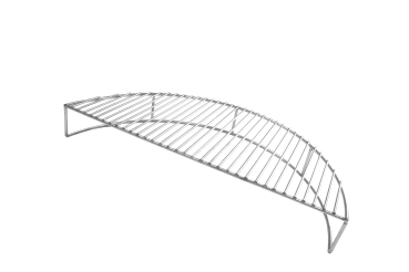 Dreibein Grillgestell  Schwenker Beinlänge 170 cm mit Kurbel , Edelstahlrost 70 cm & Warmhalterost