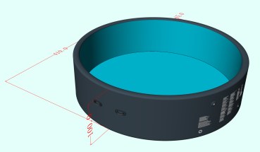 Preview: Aufblasbarer POOL / Swimmingpool Innendurchmesser 380 cm Aussendurchmesser 410 Höhe 100 cm