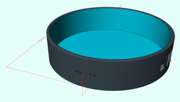 Preview: Aufblasbarer POOL / Swimmingpool Innen Durchmesser 540 cm, Aussen durchmesser 570 cm,  Höhe 130cm