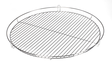 Grillrost 70 cm  mit Reling chrom fuer Schwenkgrill Dreibein Schwenker