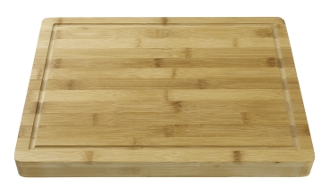 Schneidebrett - Küchenbrett - Hackbrett aus Bambus 40 x 30 x 3,5 cm