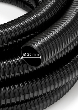 PVC Spiralschlauch    Ø 25 mm / 10 m  für Teiche Pumpen Bachläufe