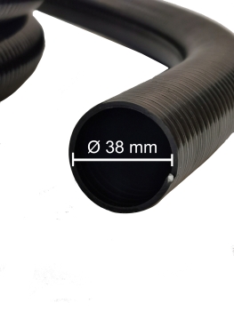 Preview: PVC Profi Teichschlauch Ø 38 mm / 10 m  Top Qualität    verklebbar V Type