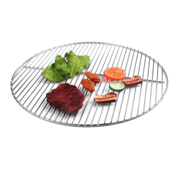 Edelstahl Grillrost 54,5 cm  6/4 mm Stäbe für Kugelgrill 55-56-57 cm auch für Weber !