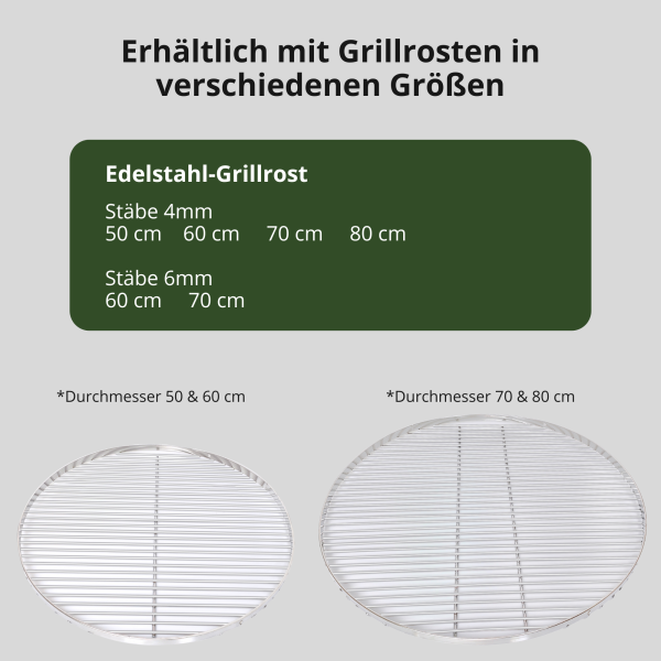 Edelstahl  Dreibein Schwenker Grillgestell mit Kurbel,Kette,Hacken und Wirbel ohne Rost , mit Tasche!