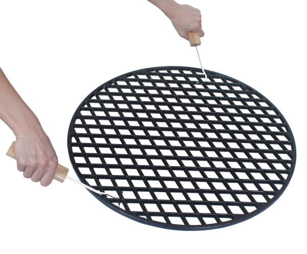 Gusseisen Grillrost 54,5 cm emailliert ! Guss