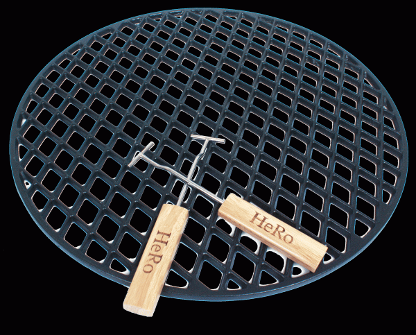 Gusseisen Grillrost 54,5 cm emailliert ! Guss